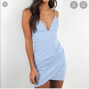 Grey Bandit Oasis Blues Bodycon Dress